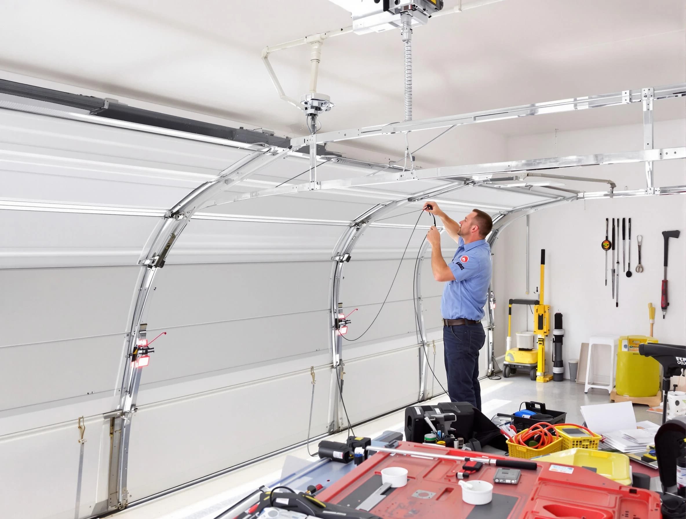 Garage door cable repair service by New River Garage Door Repair in New River