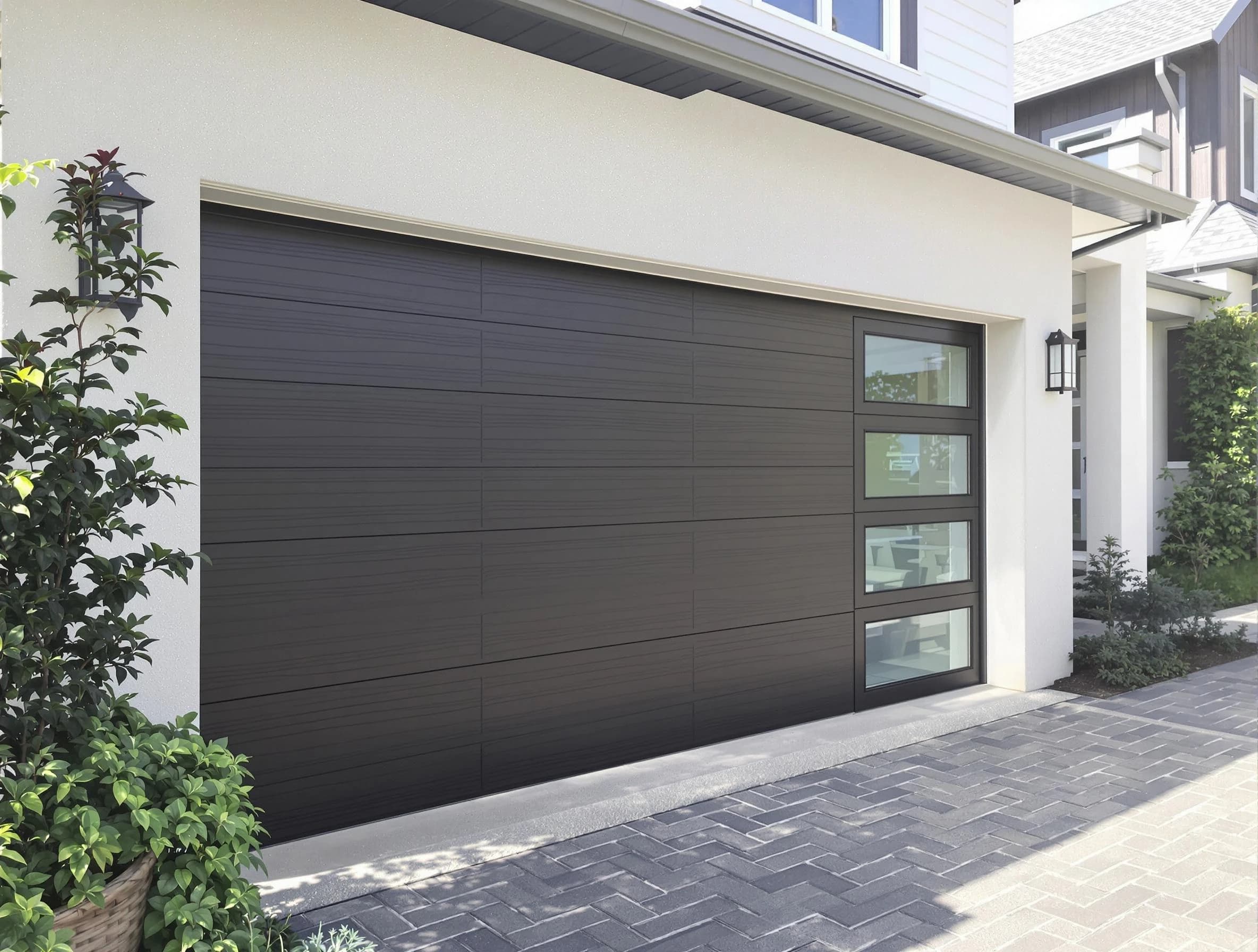 Custom garage door installation by New River Garage Door Repair in New River