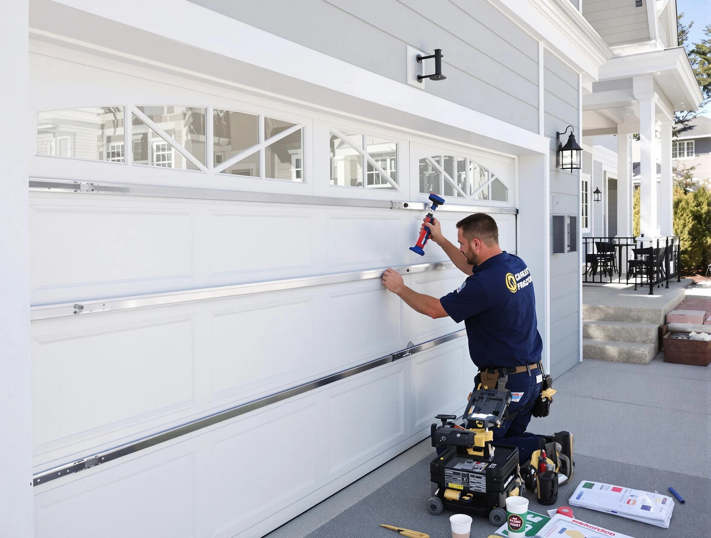 Professional garage door installation by New River Garage Door Repair in New River