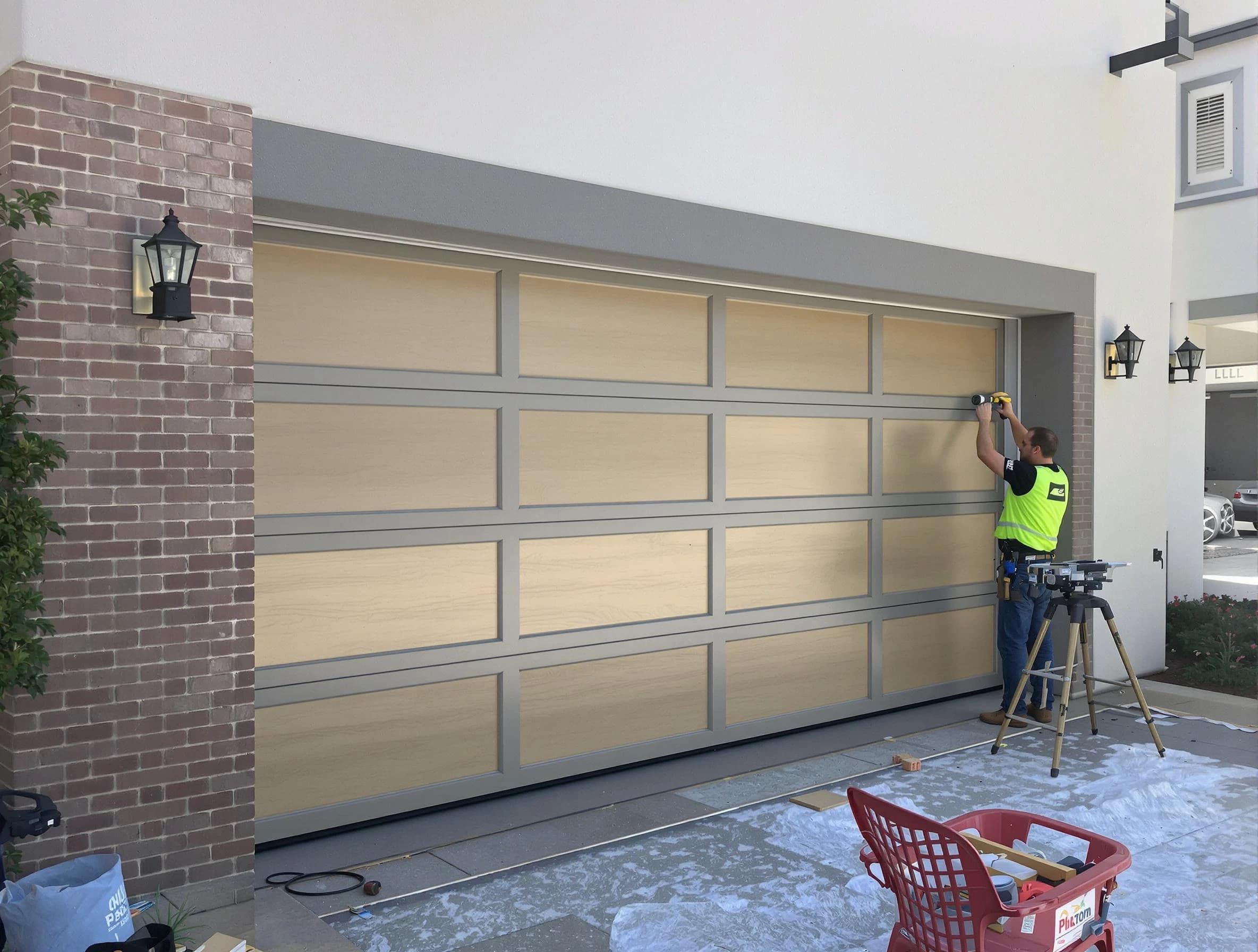 Garage door replacement service by New River Garage Door Repair in New River