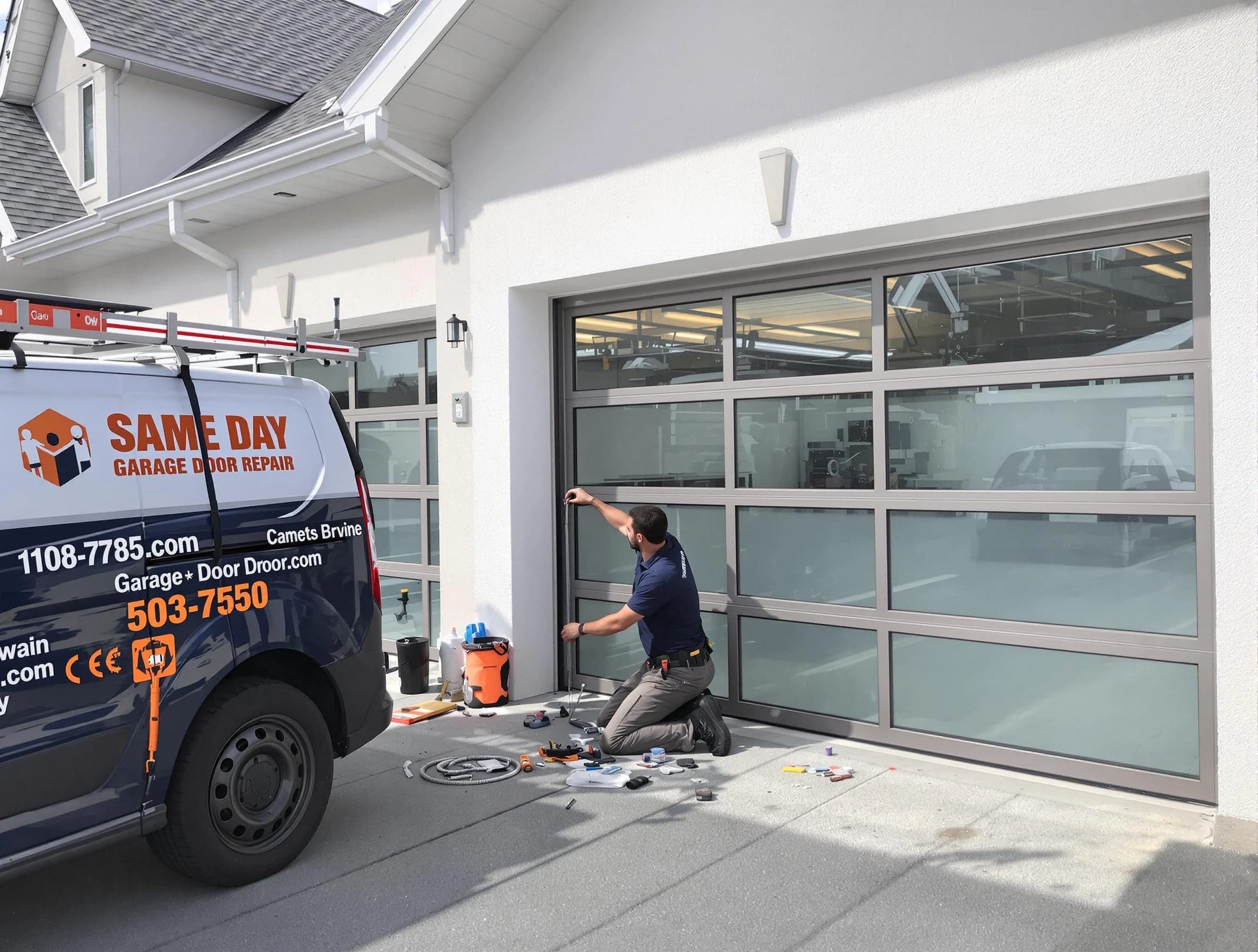 Same-day garage door repair service by New River Garage Door Repair in New River