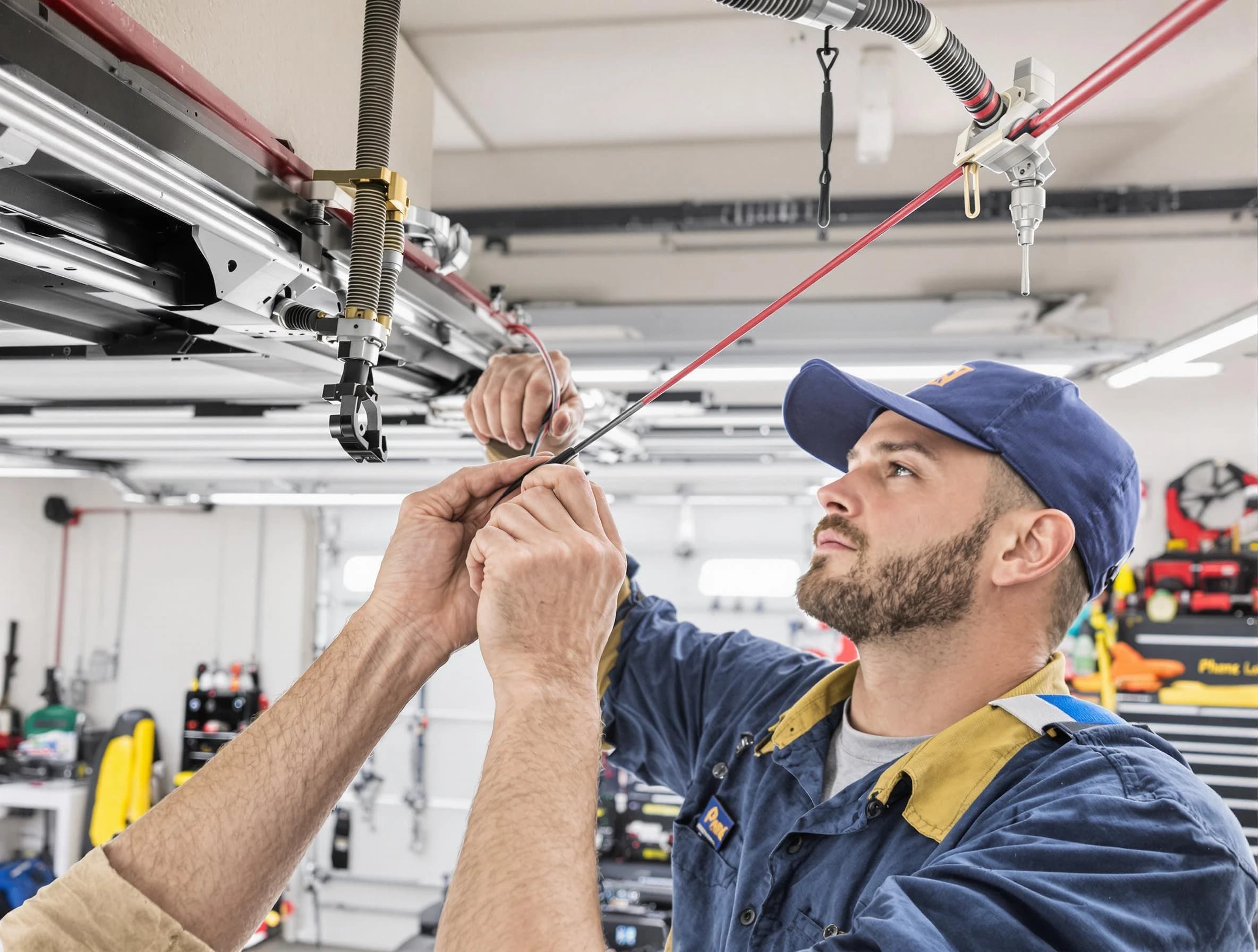 Garage Door Cable Repair in New River